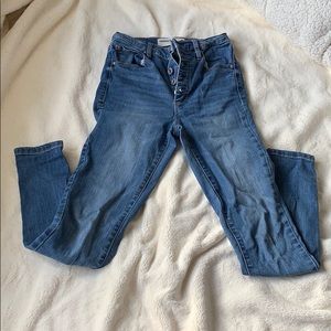 Blue high ride skinny jeans from Garage (03)